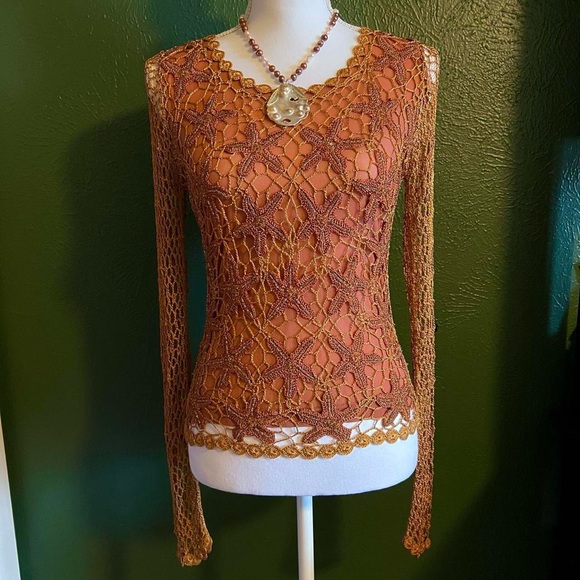Vintage Long Sleeve Top - Picture 1 of 7